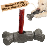 KADTC Dog Bully Stick Holder and Durable Indestructible Chew Toy